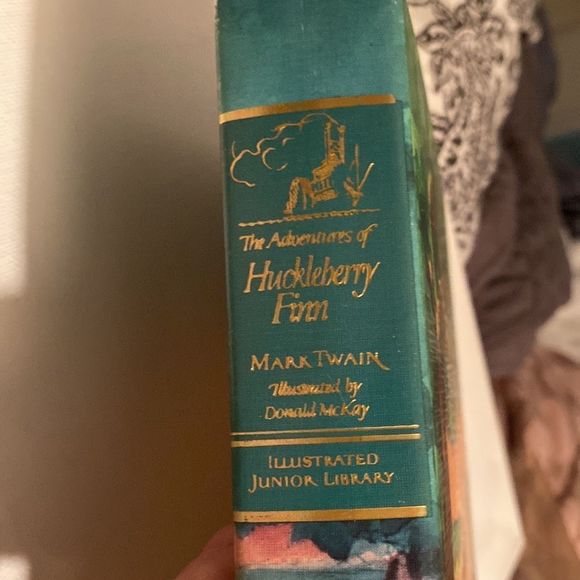 The Adventures of Huckleberry Finn by Mark Twain Hardback Book 1989 Printing - Picture 8 of 12